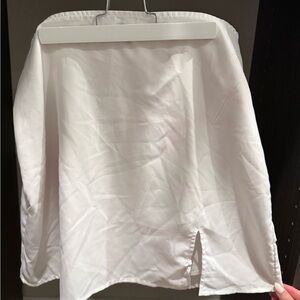 SHEIN Cream Skirt with Subtle Slit